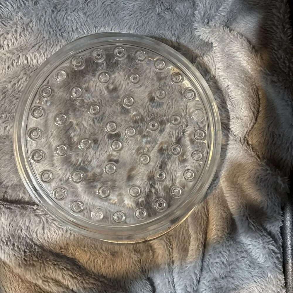 PRINCESS HOUSE Nouveau Clear Glass Steamer Strainer Made in FRANCE